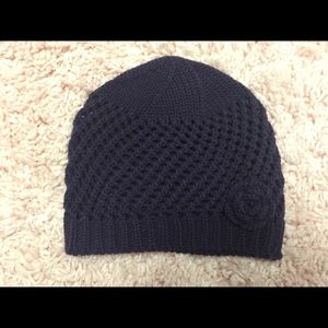 Brand New Never Worn Purple Beanie with Flower